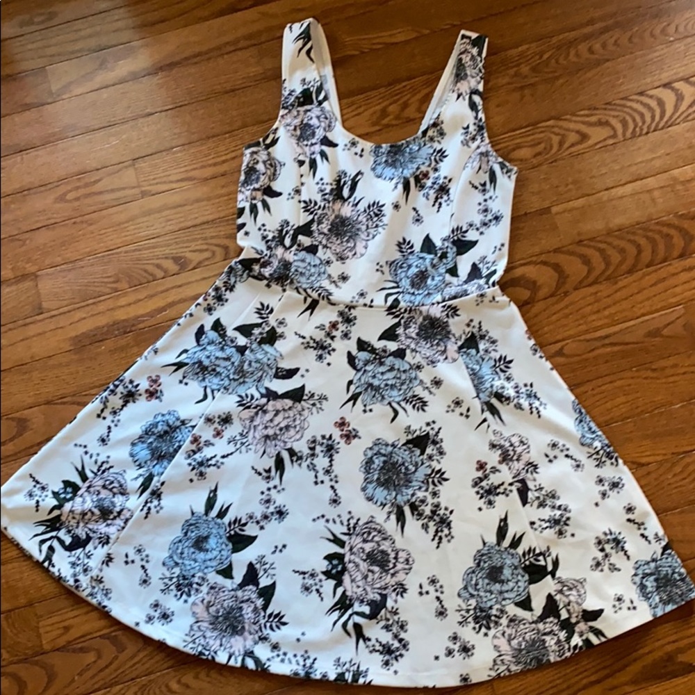 Floral A-line Mini Dress